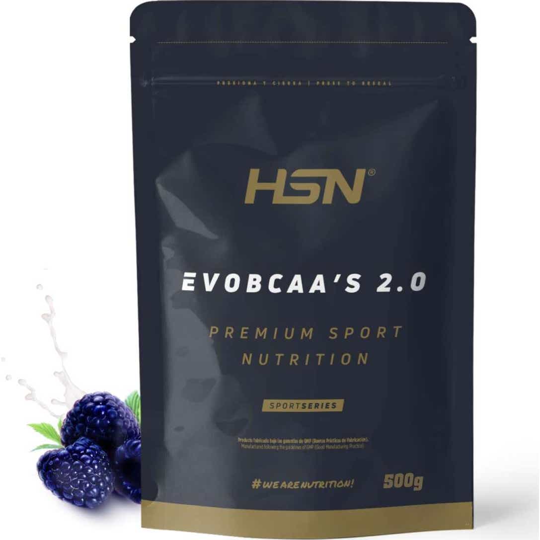 HSN EvoBCAA's 2.0 BCAA's 12:1:1 + Glutamina Frambuesa Azul 500g