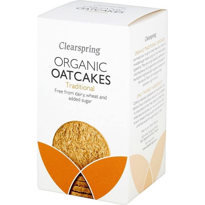 Clearspring Tortas Avena con Sal Sin Azucar 200 g