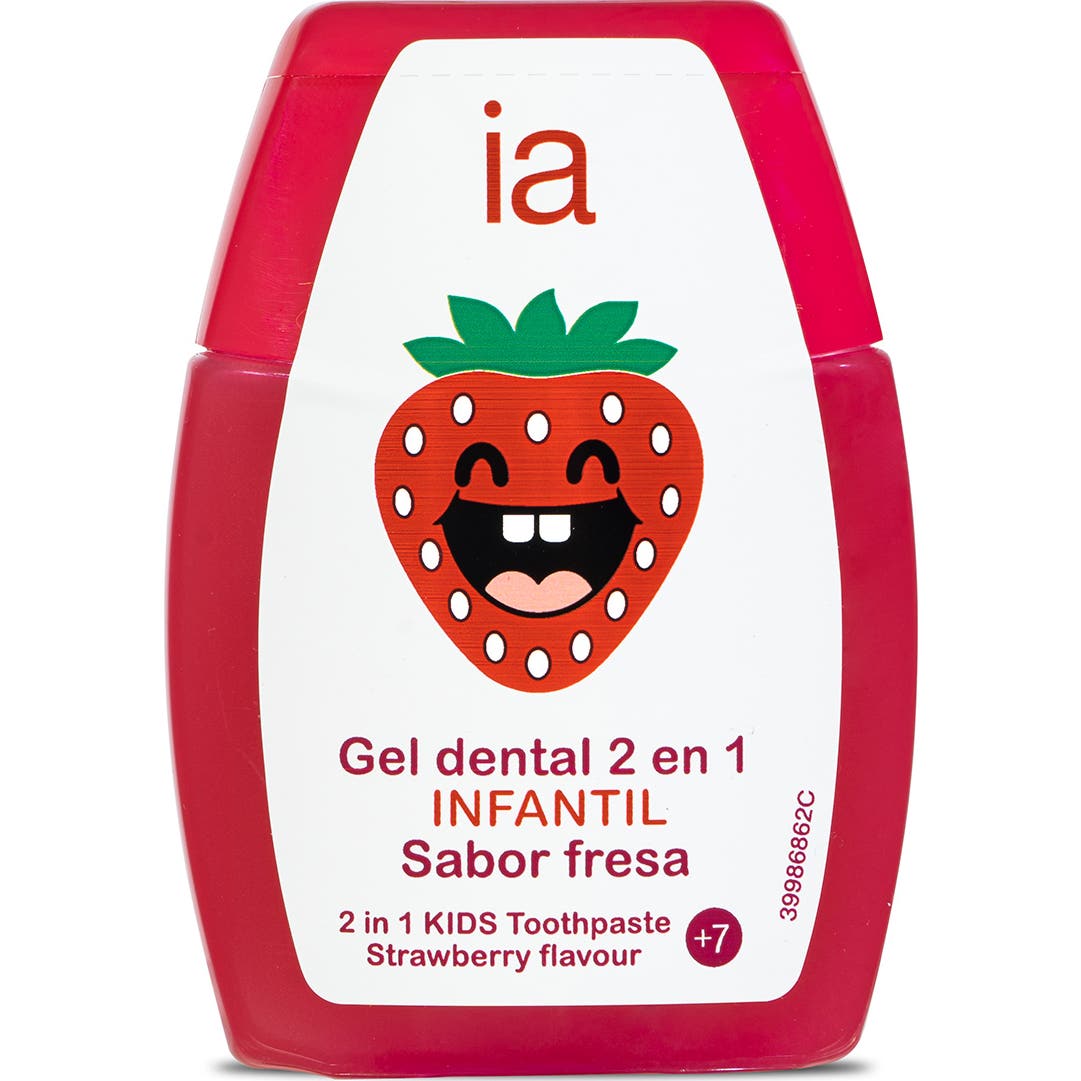 Interapothek Gel Dental Infantil 2 En 1 Fresa 75ml