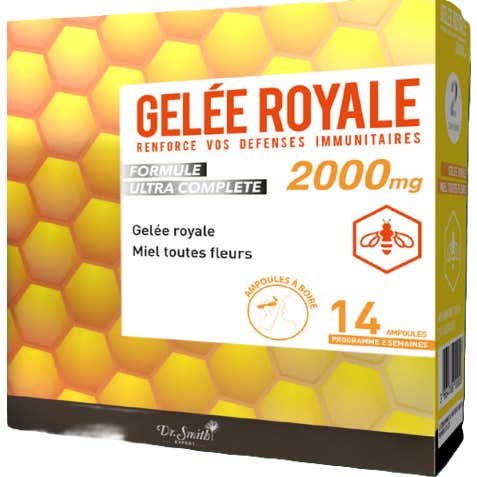 Dr Smith Jalea Real 2000 mg 14 Ampollas