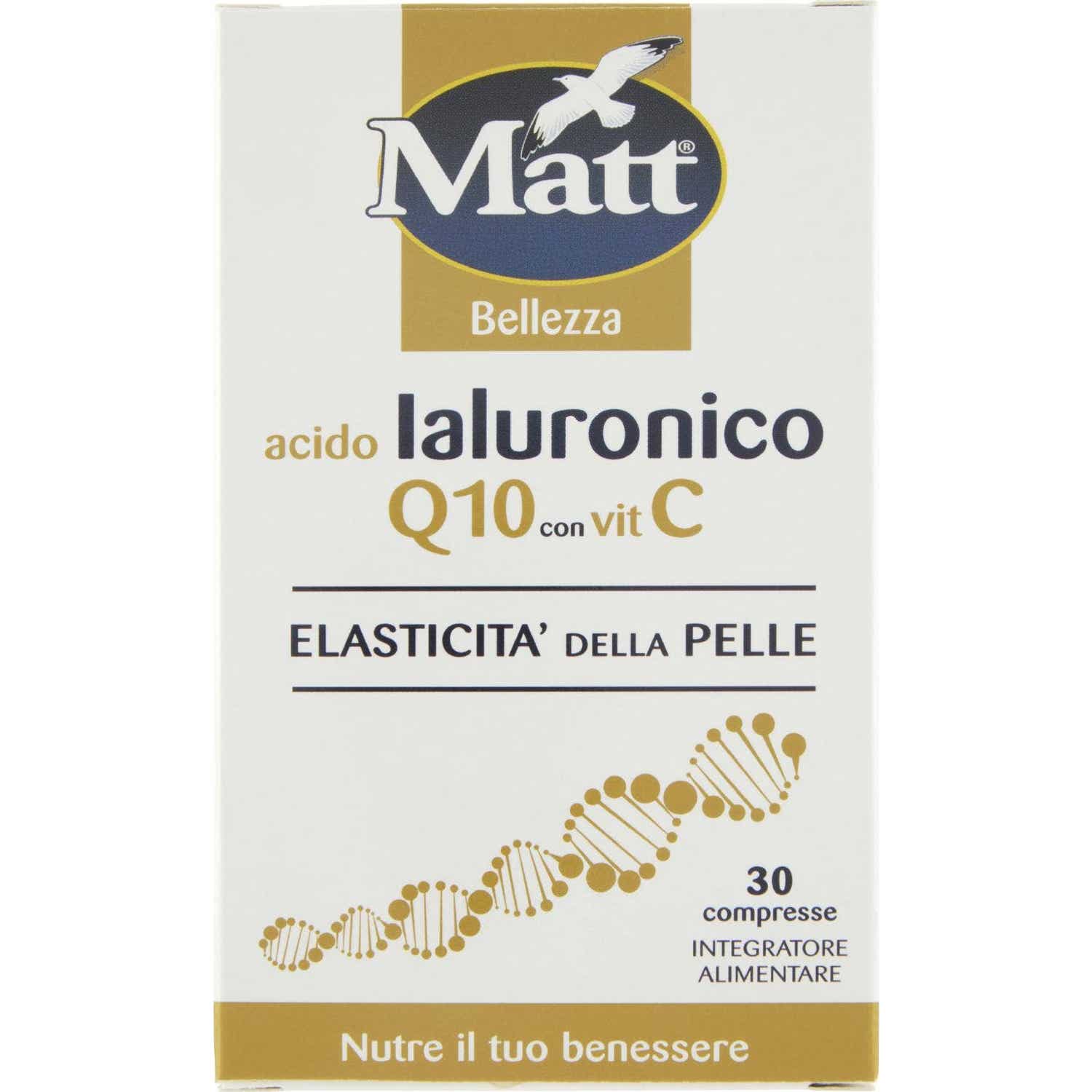 Matt Bienestar Ácido Hialurónico Q10 30 comp | Natural Doctor