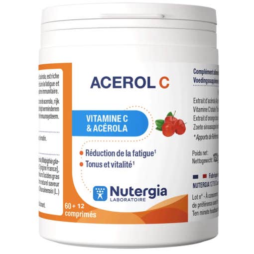 Nutergia Acerol-C 60+12comp