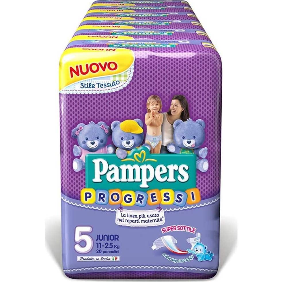 Pampers Progressi Junior Pañal Premium Talla 5 38uds