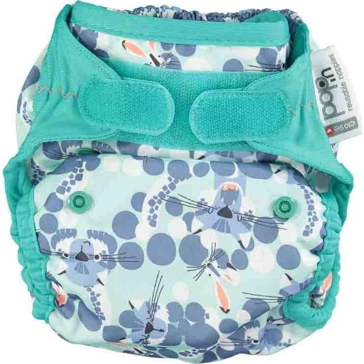 Close Cobertor Pañal Pop in Snow Leopard 1ud