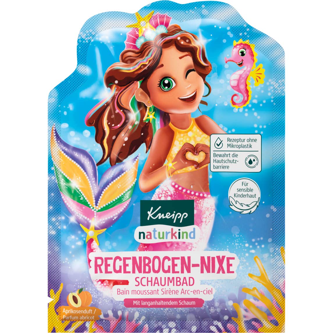 Kneipp Naturkind Baño Espumoso Sirena Arcoíris Albaricoque 40 ml