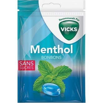 Vicks Caramelos Mentolados sin Azúcar 72g