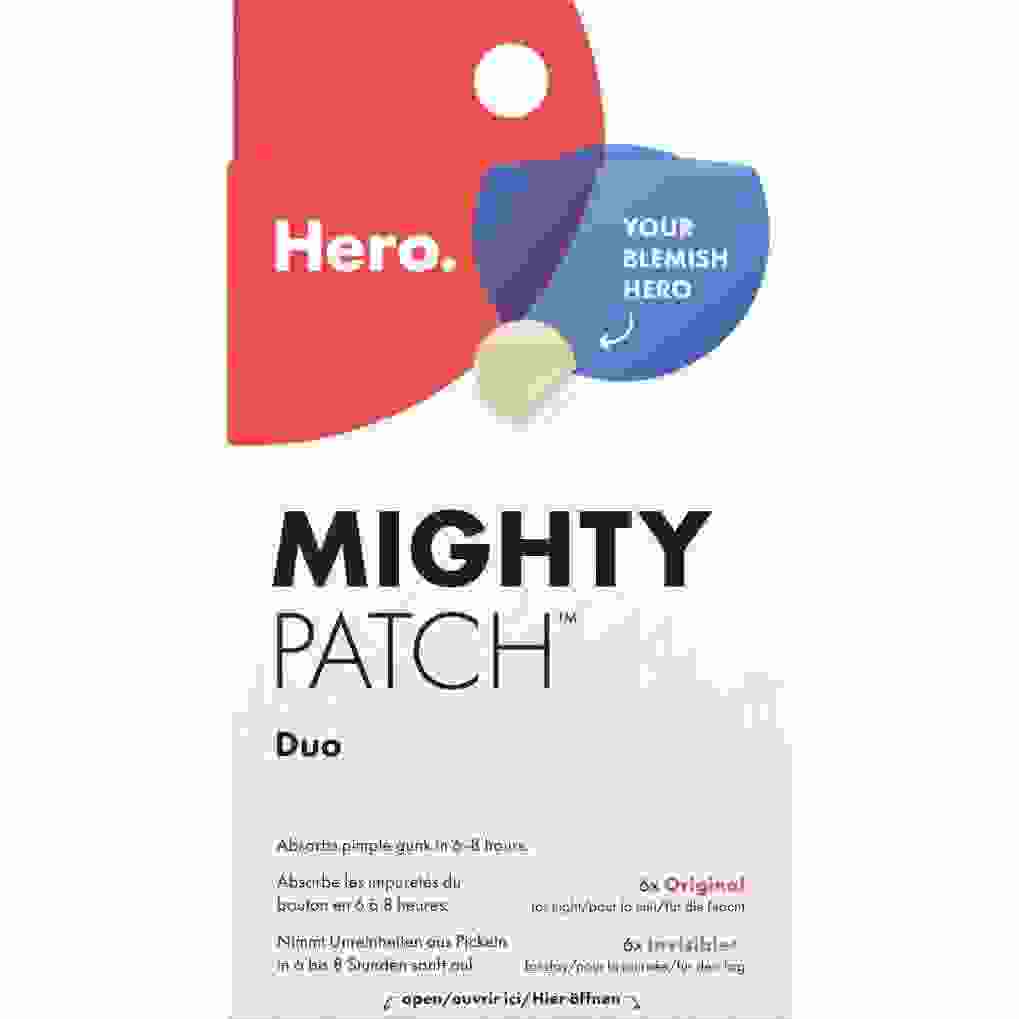 Hero Mighty Patch Duo Anti Acné Original 6uds + Invisible 6uds