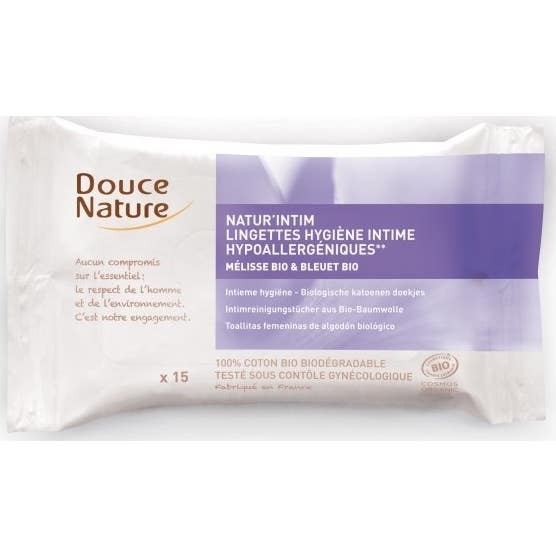 Douce Nature Toallitas Intimas Eco 15 uds