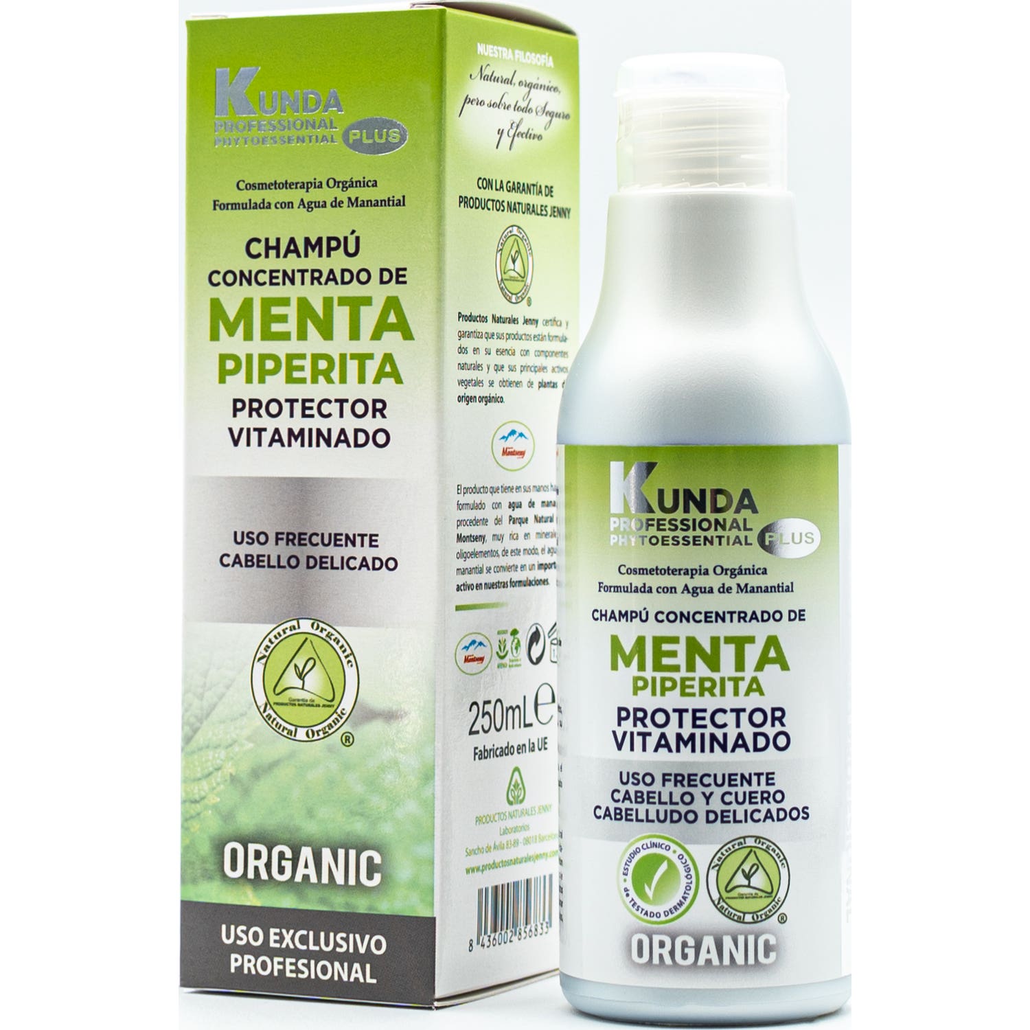 Kunda Menta Piperita Champú 250ml