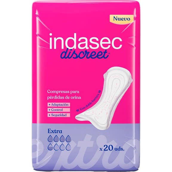 Indasec® Discreet MicroSec extra 20uds