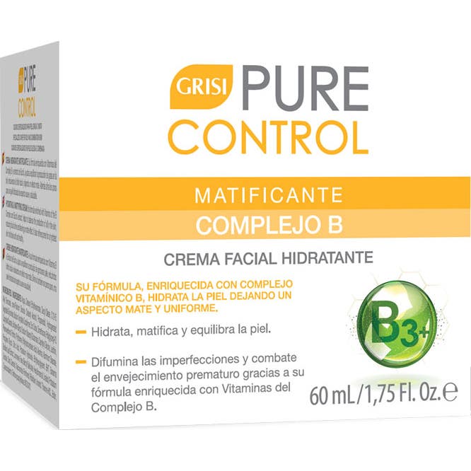 Grisi Pure Control Crema Facial Hidratante Matificante 60ml