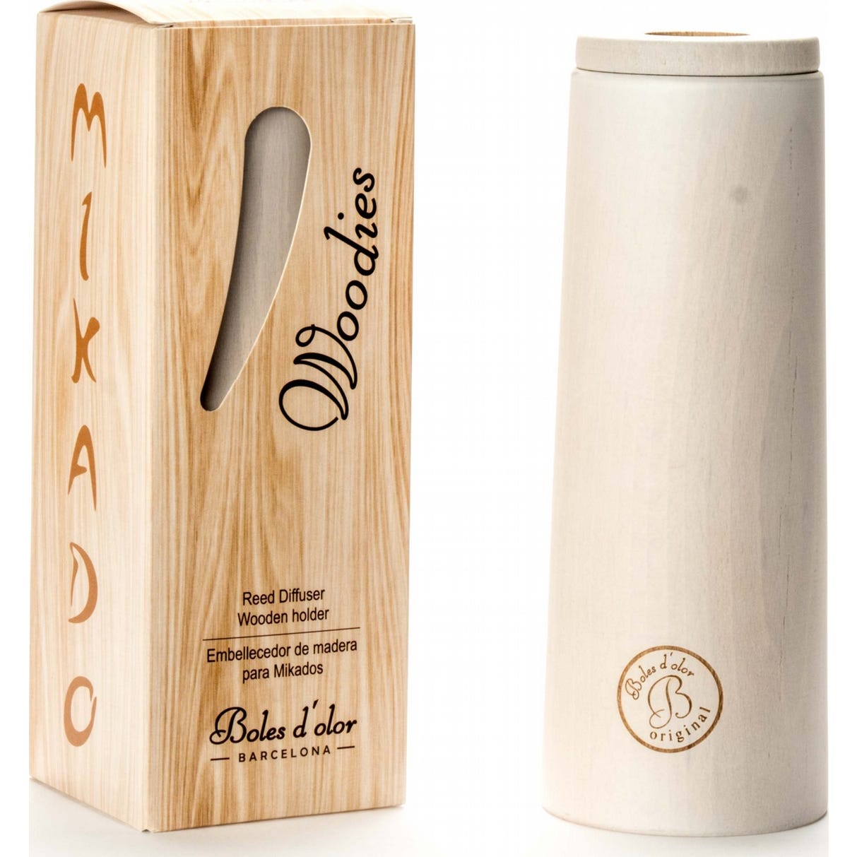 'Boles d''Olor Mikado Woodies Blanco 1ud'