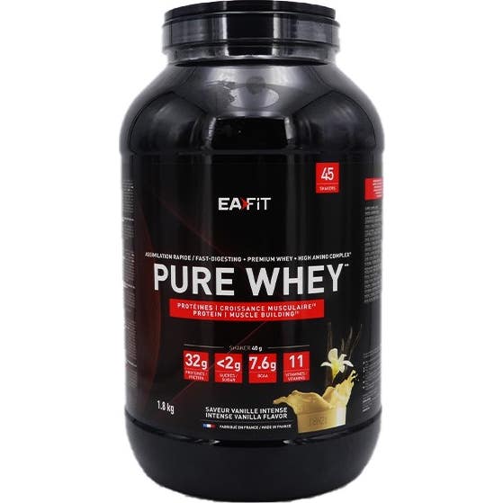 Eafit Pure Whey Vanille Intense 1,8 Kg
