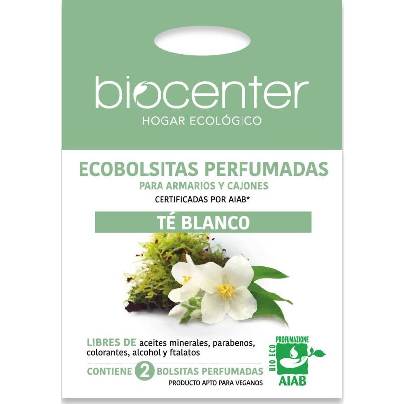 Biocenter Bolsa Perfumada Armario Té Blanco 2uds