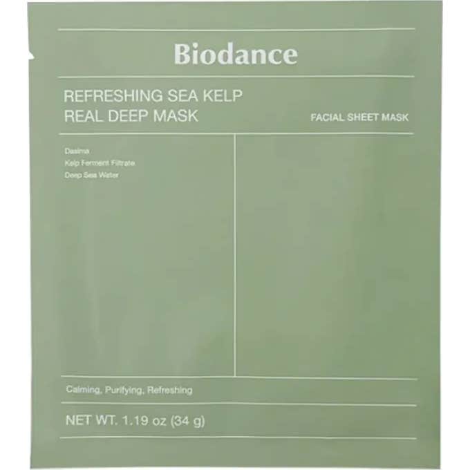 Biodance Refreshing Sea Kelp Mascarilla Facial Hidrogel 34 g