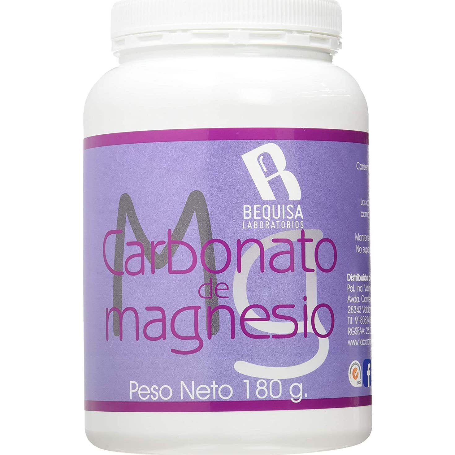 Bequisa Carbonato De Magnesio 180 G