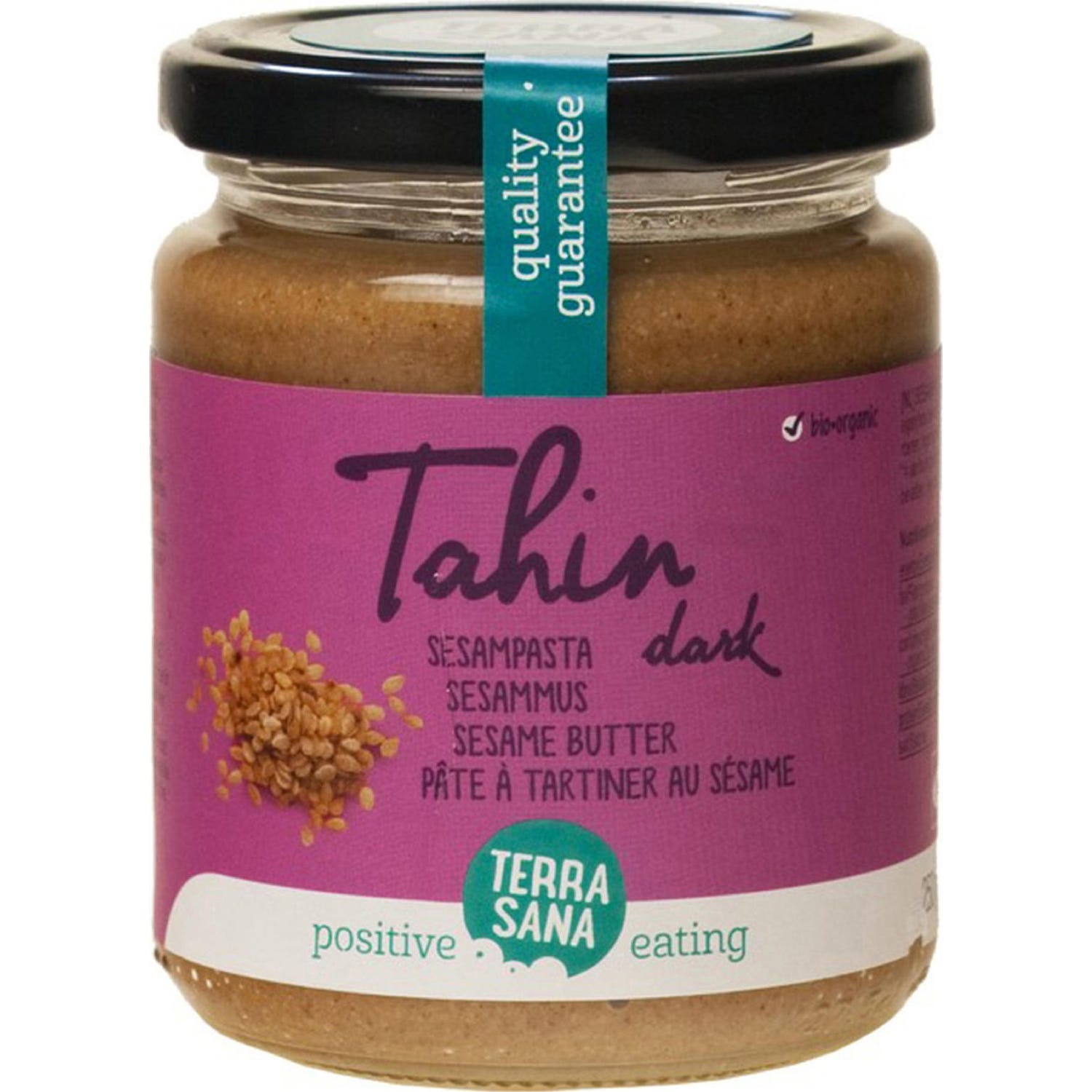 Terrasana Tahini Dark Crema de Sesamo 250g