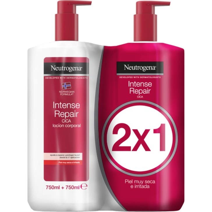 Neutrogena® Duplo Loción Corporal Intensa Piel Sensible 2x750 ml