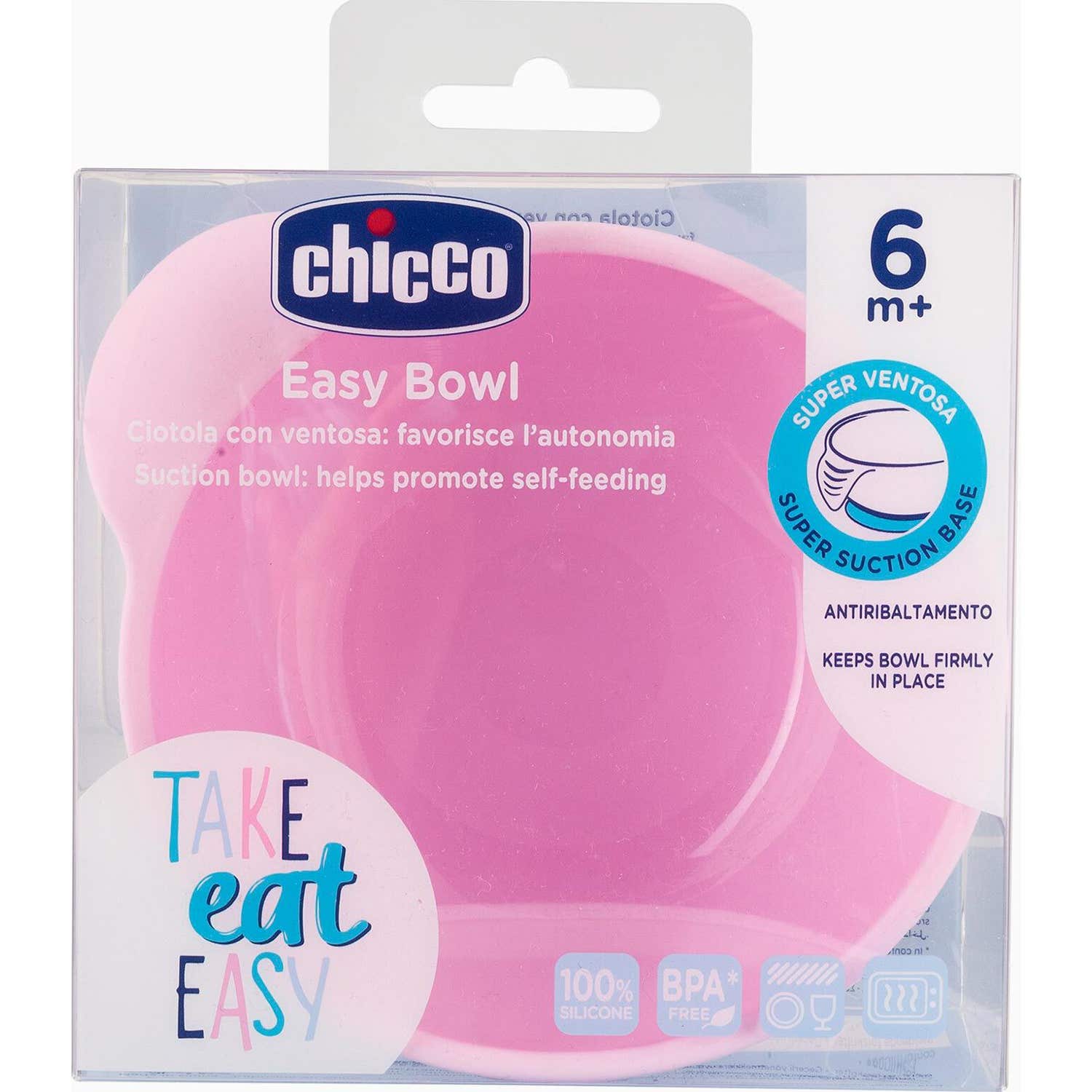 Chicco Easy Bowl +6m Rosa 1ud