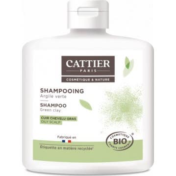Cattier Champú Cuero Cabelludo graso Arcilla Verde 250 ml