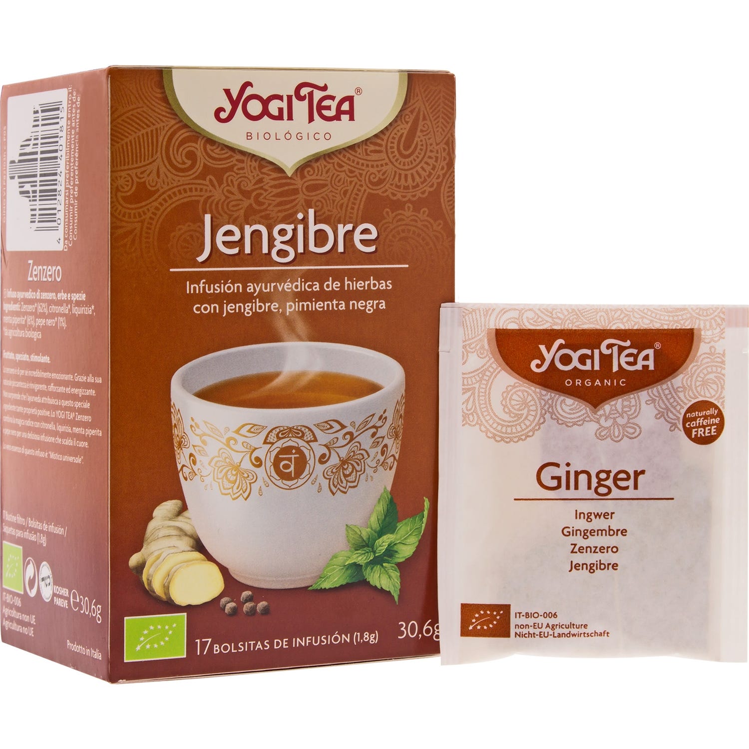 Yogi Tea Jengibre 17 bolsitas