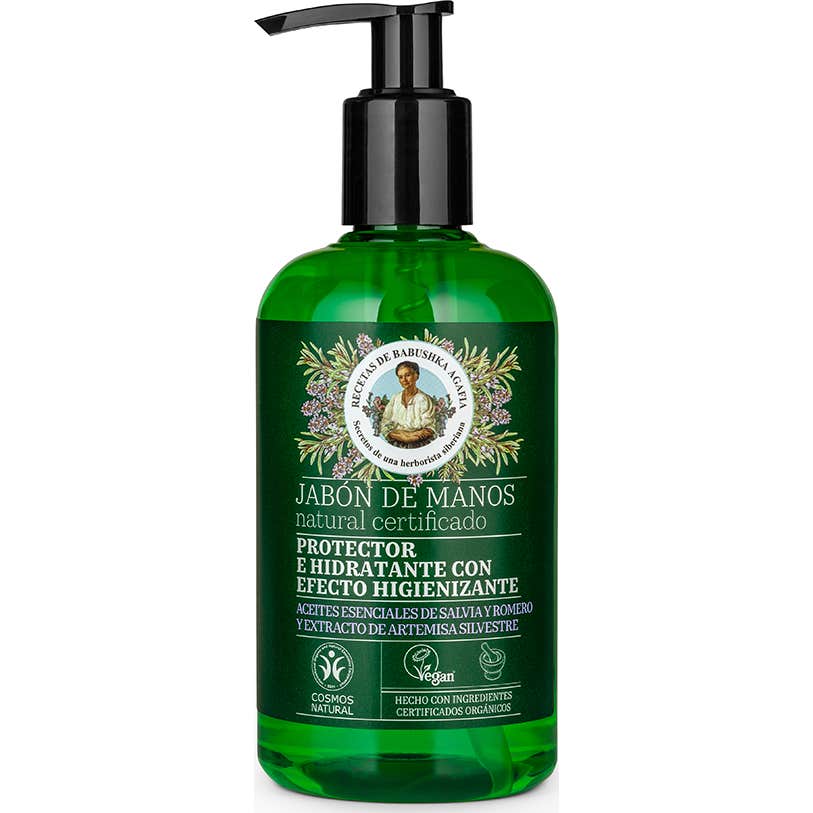 Green Agafia Jabón de Manos Natural Protector e Hidratante 300ml