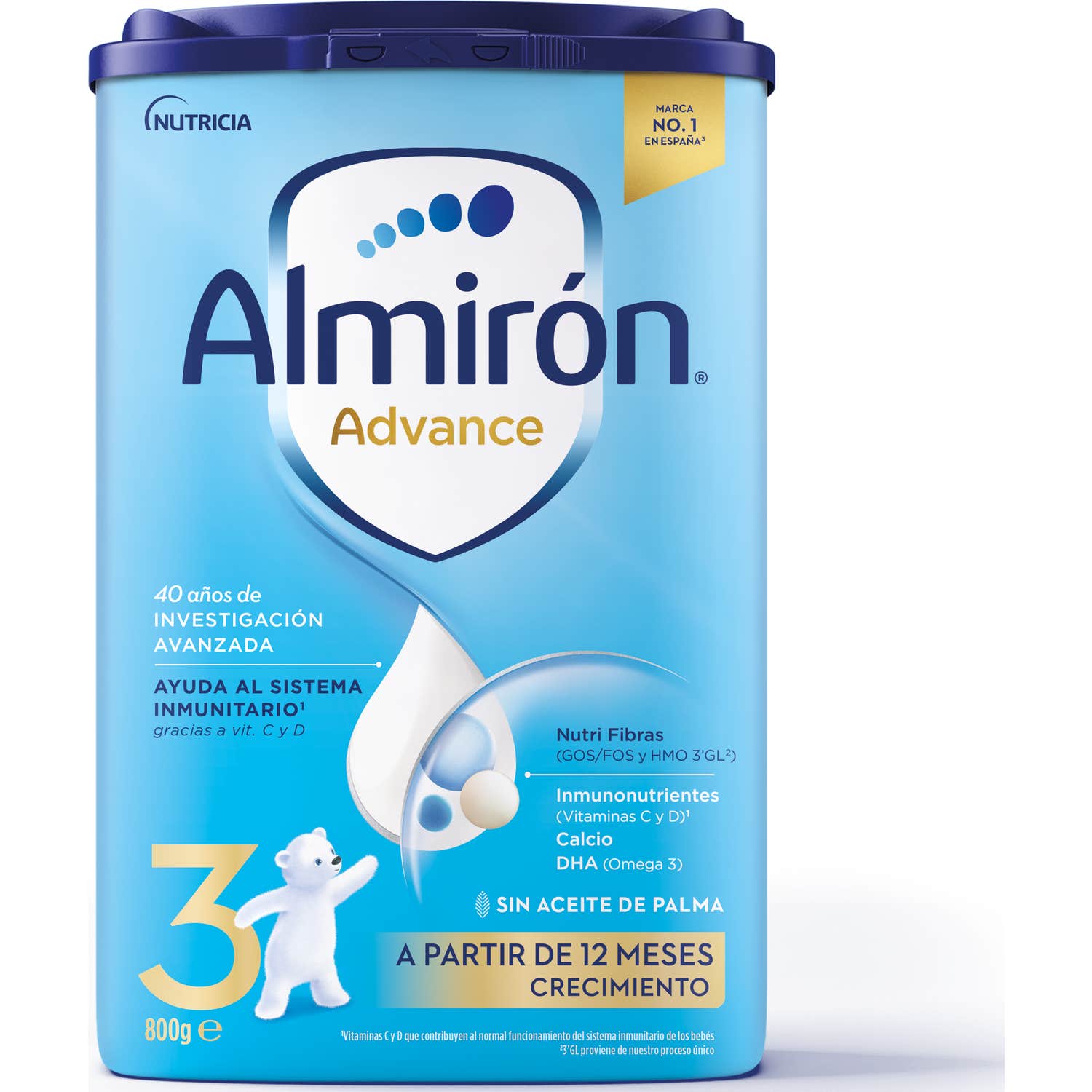 Almirón Advance 3 Leche de Crecimiento 800gr