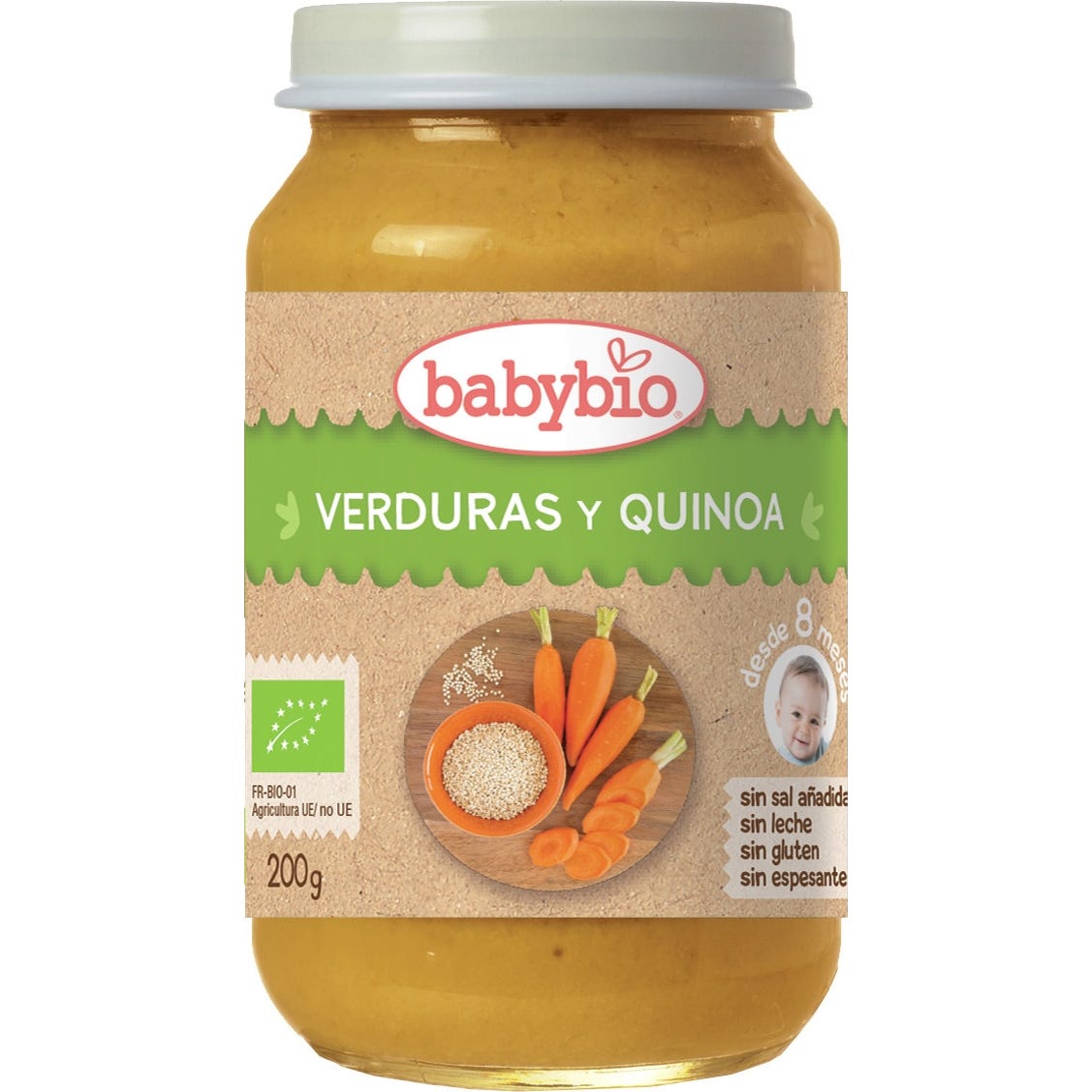 BabybioTarrito Ecológico De Verduras Y Quinoa 200g
