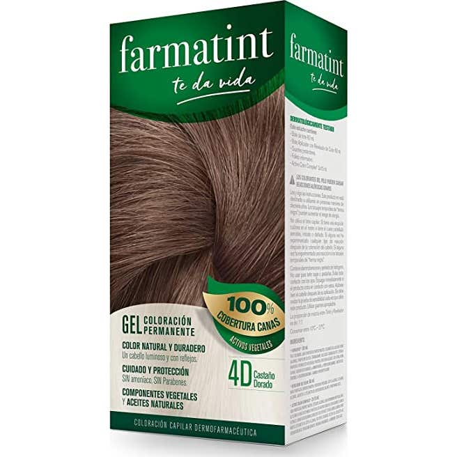 Farmatint Gel 4 D Castaño Dorado 135 ml