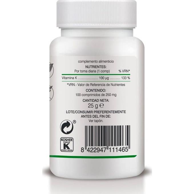 Soria Natural Vitamina K 100comp Soria Natural Vitamina K 100comp
