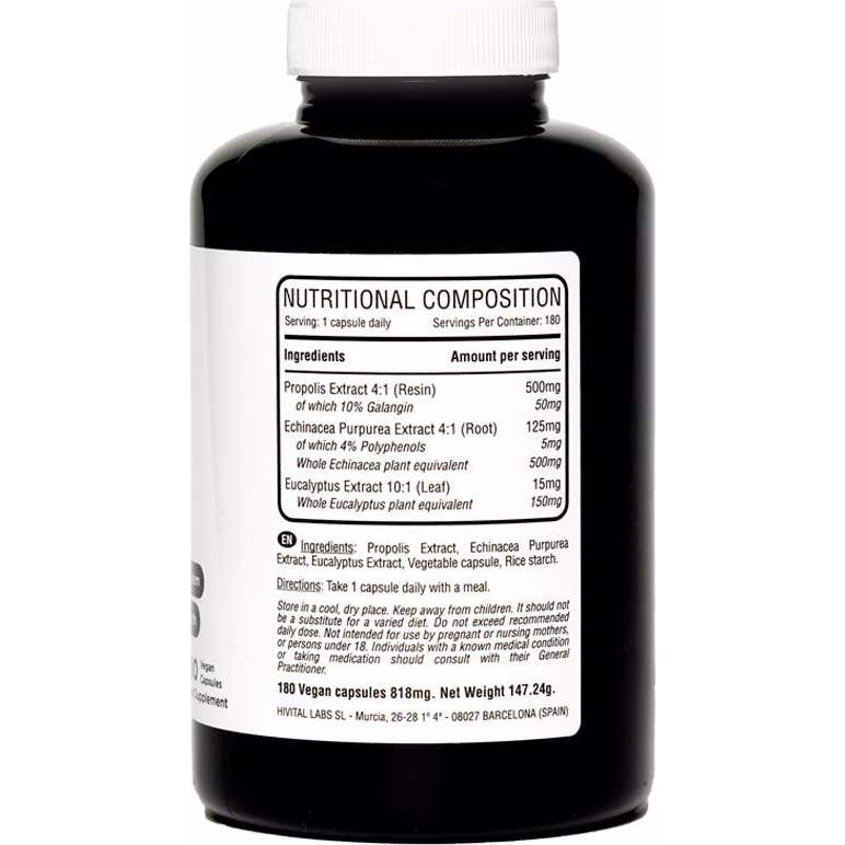 Hivital Própolis 2000 Mg | 180 Cápsulas. - Imagen 5