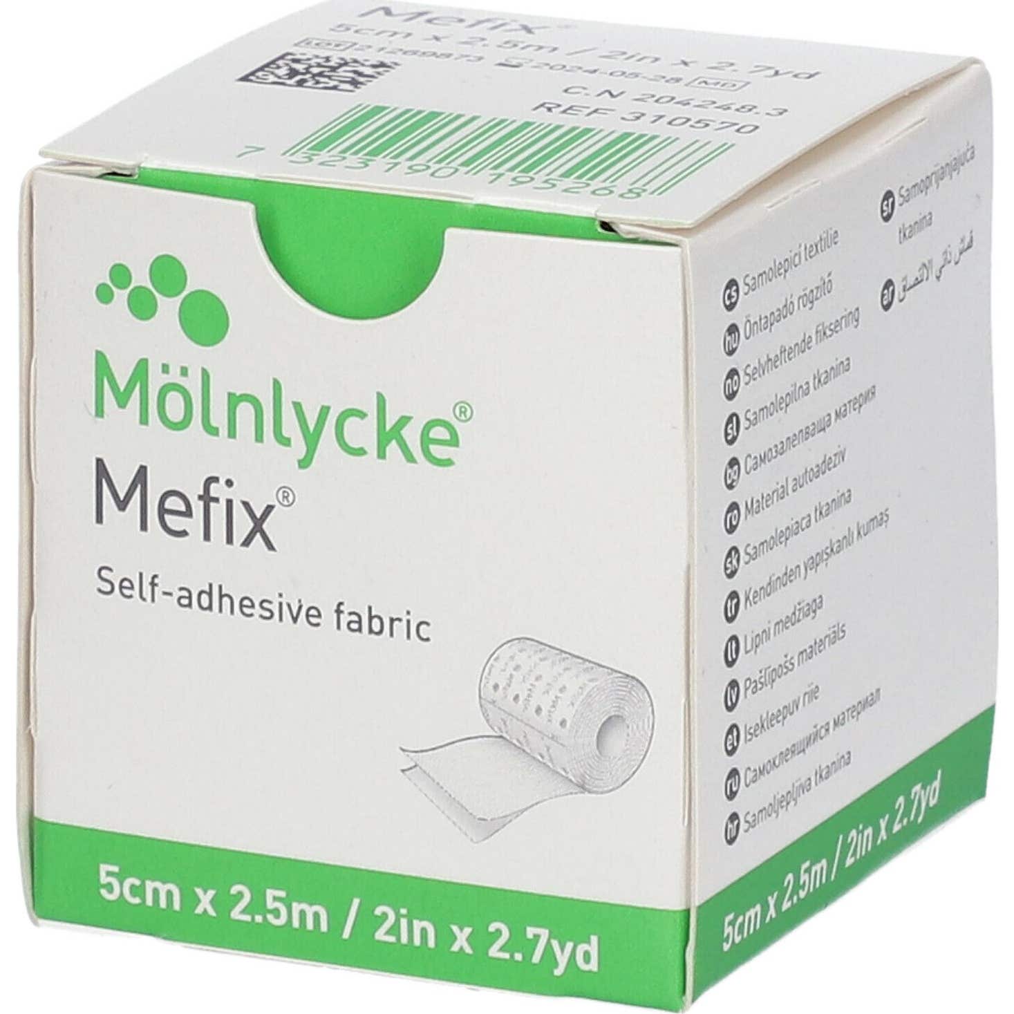 Mefix Esparadrapo 5 Cm X 2.5 M