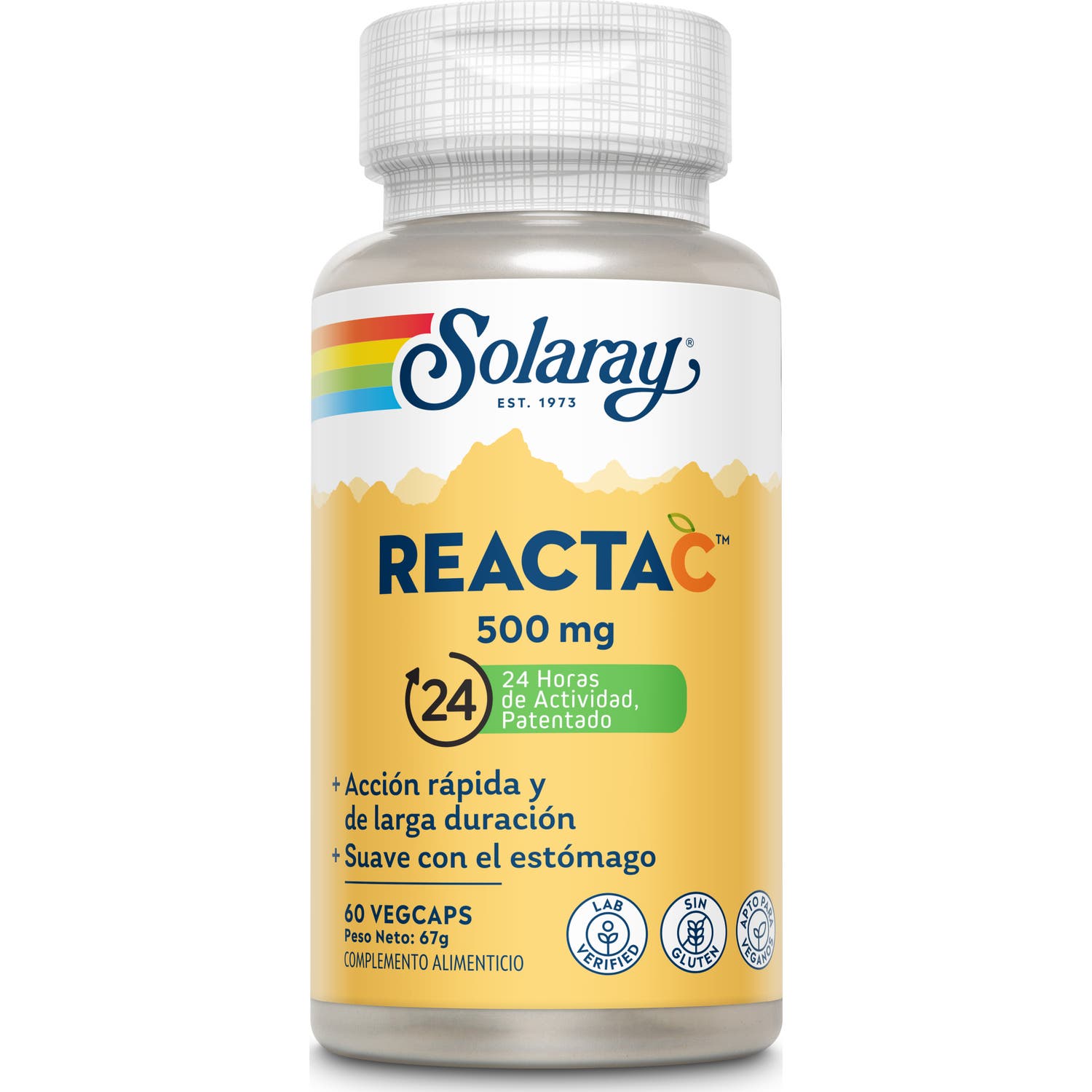 Solaray Reacta C 500 mg 60 caps