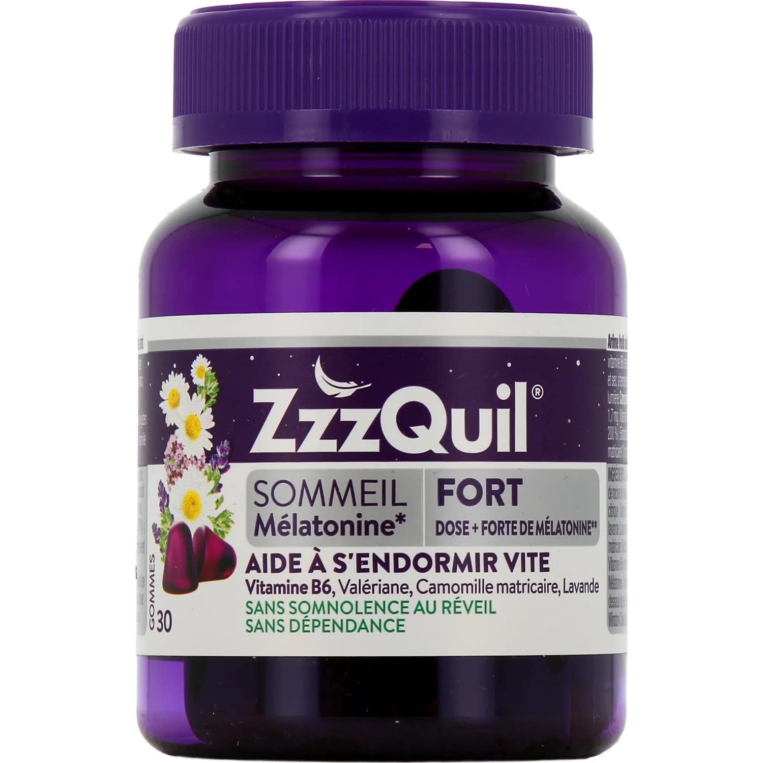 ZzzQuil Natura Forte Sabor Frutos del Bosque Gummies 30uds