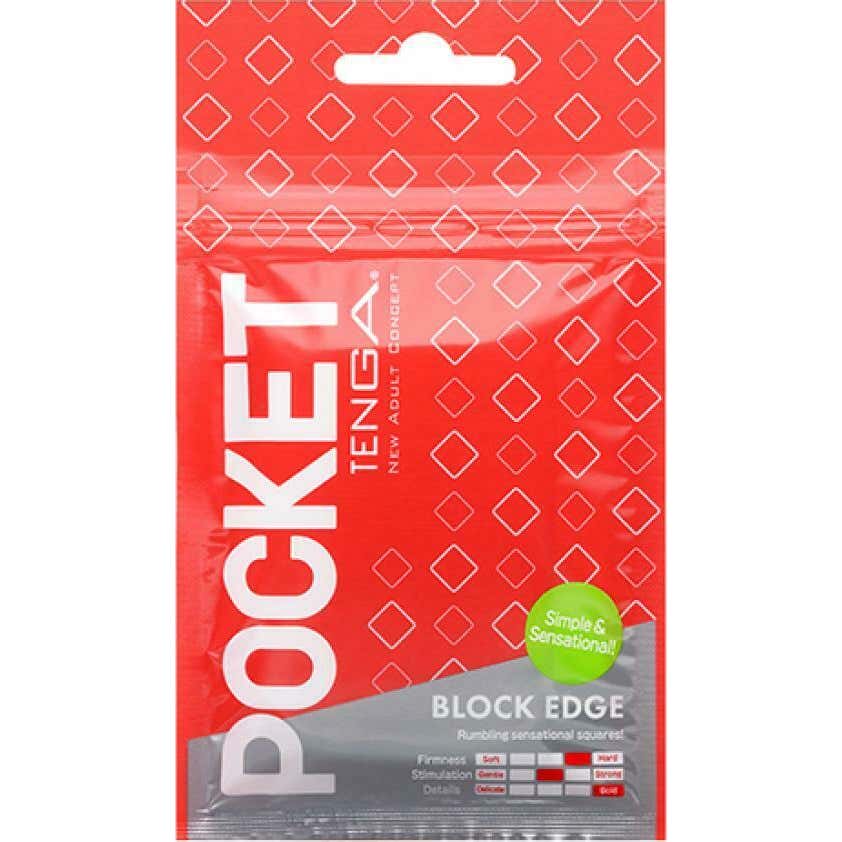 Tenga Pocket Block Edge Masturbador 1ud