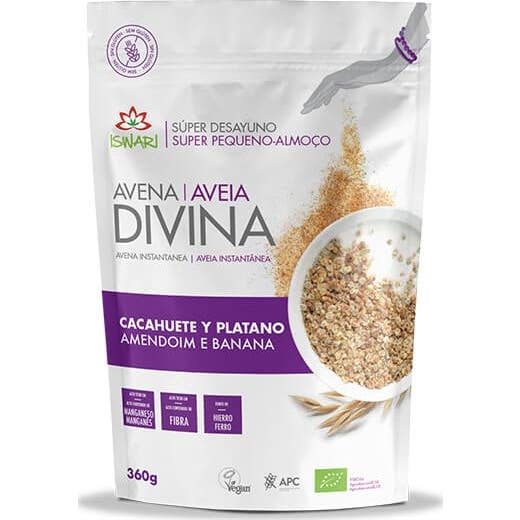 Iswari Desayuno Avena Cacahuete Plátano 360 g