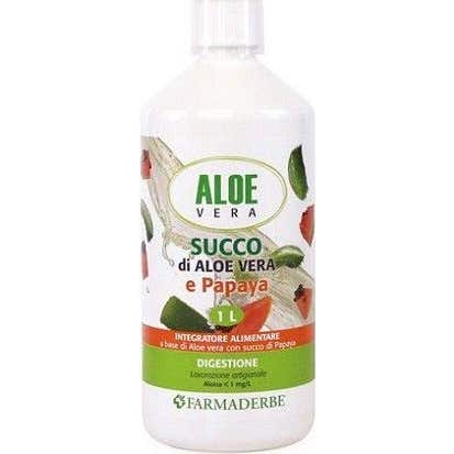 Farmaderbe Zumo De Aloe Vera Y Papaya 1L