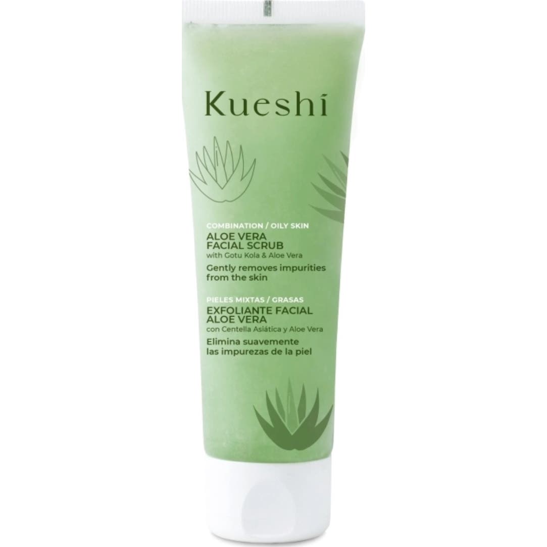Kueshi Exfoliante Facial Aloe Vera Piel Mixta Grasa 85ml
