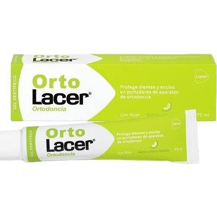 Lacer OrtoLacer Ortodoncia Gel Dentífrico Lima Fresca 75 ml