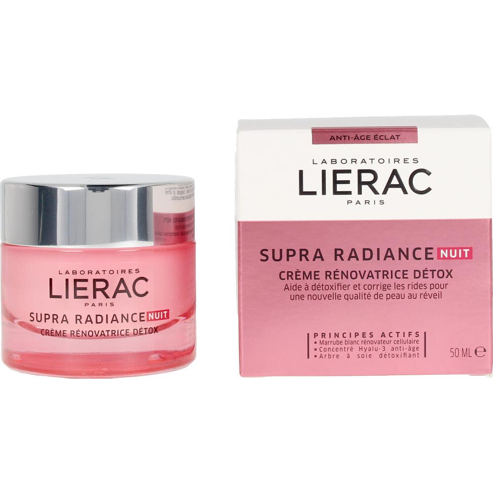 Lierac Supra Radiance Crema Noche Renovadora Detox 50ml