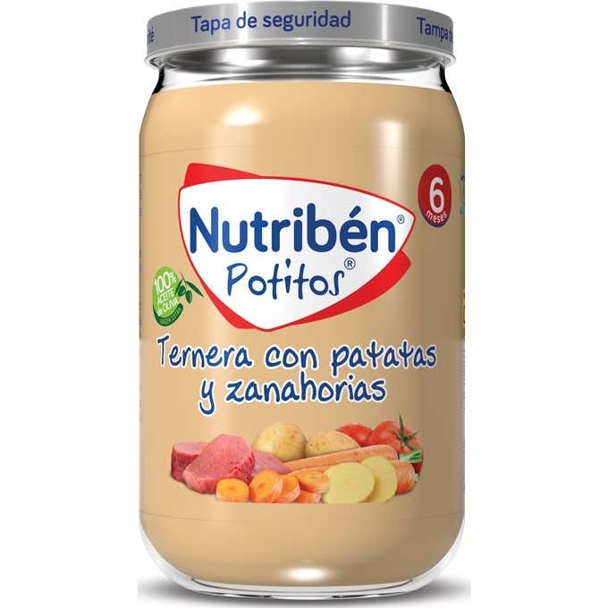 Nutriben Potito Ternera con Patatas y Zanahorias 235g