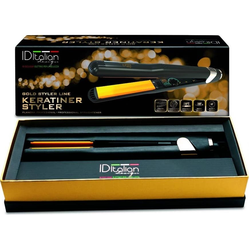 Italian Design Gold Styler Keratiner Styler Plancha