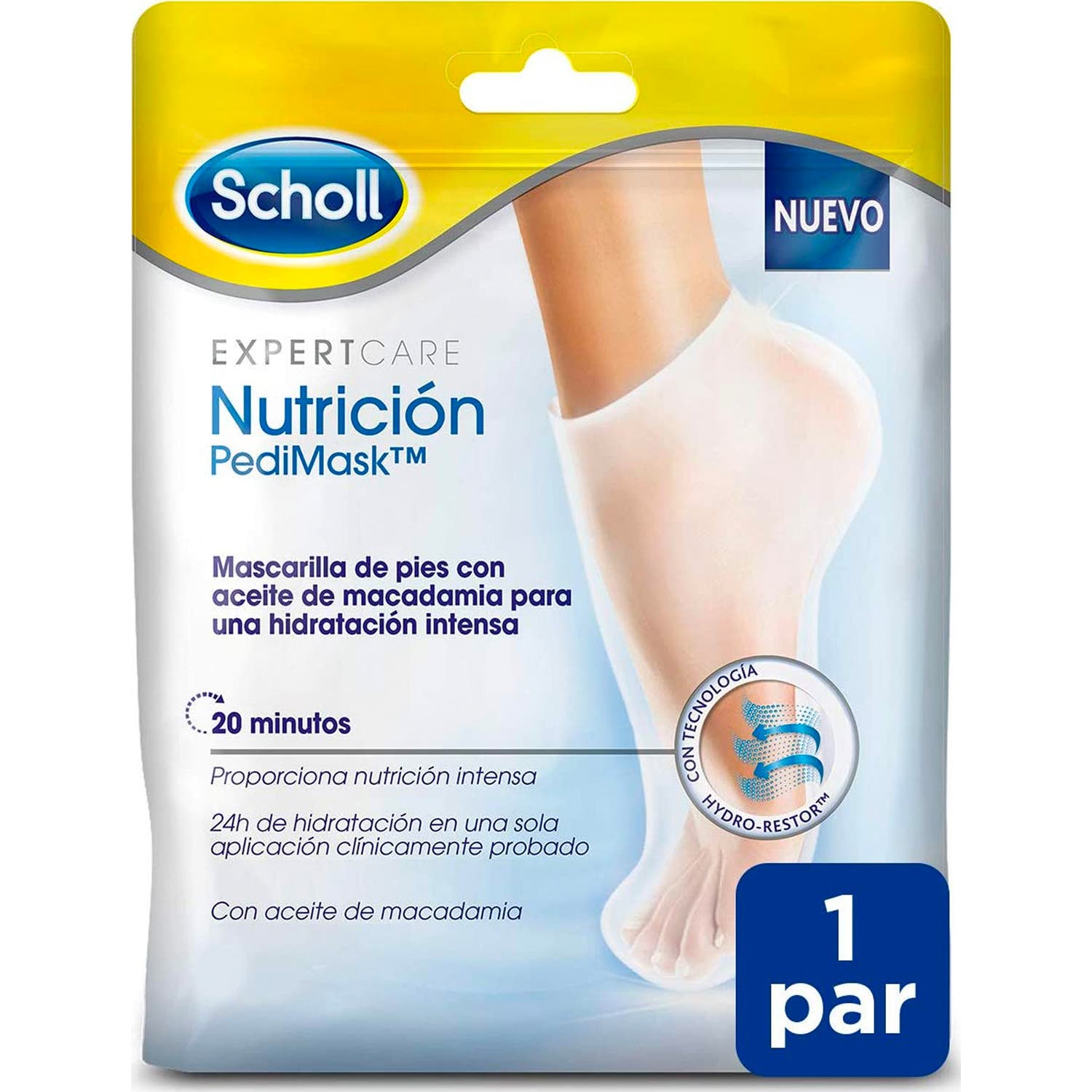 Mascarilla Hidratante para Pies 1par