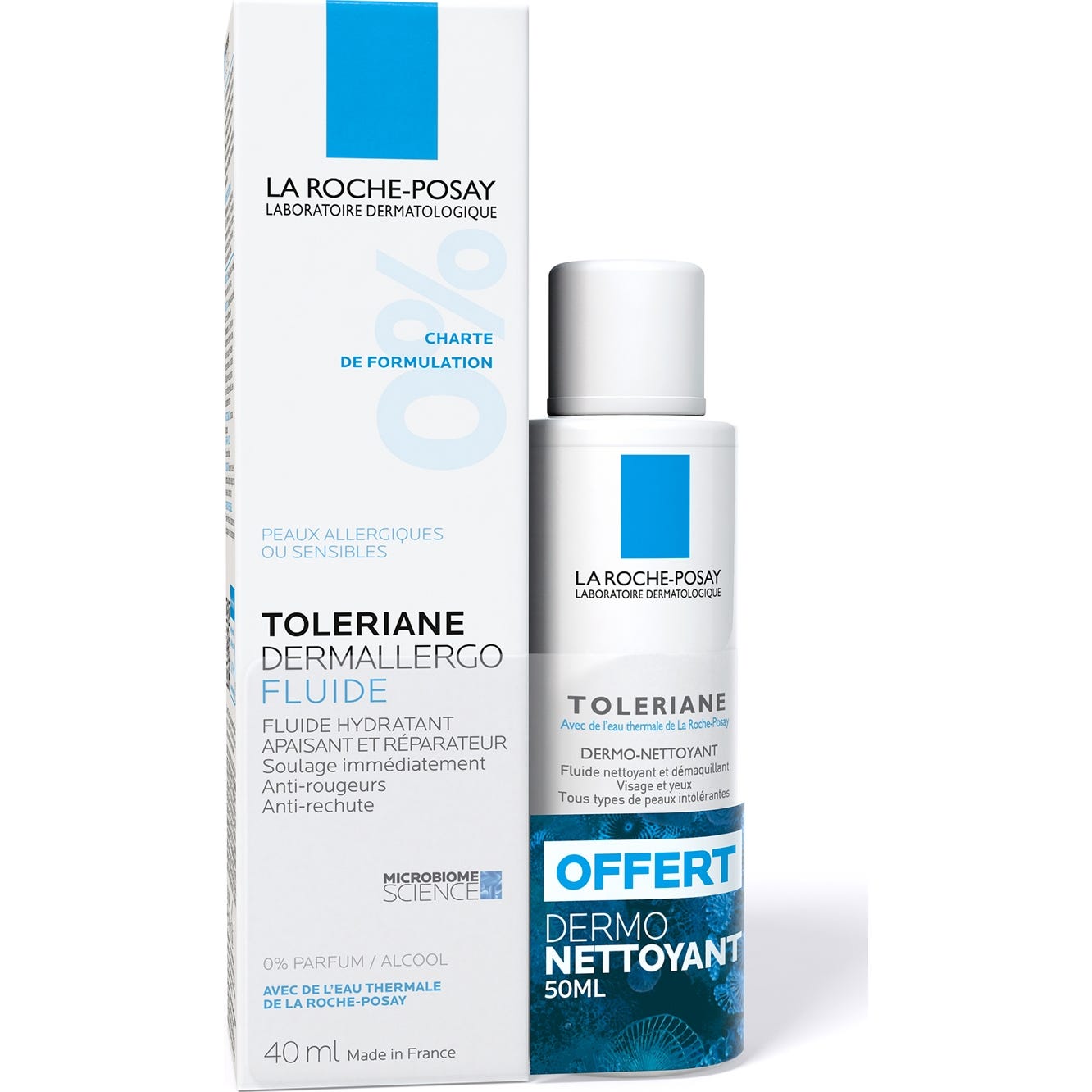La Roche-Posay Toleriane Dermallergo Fluido 40ml + Dermolimpiador 50ml