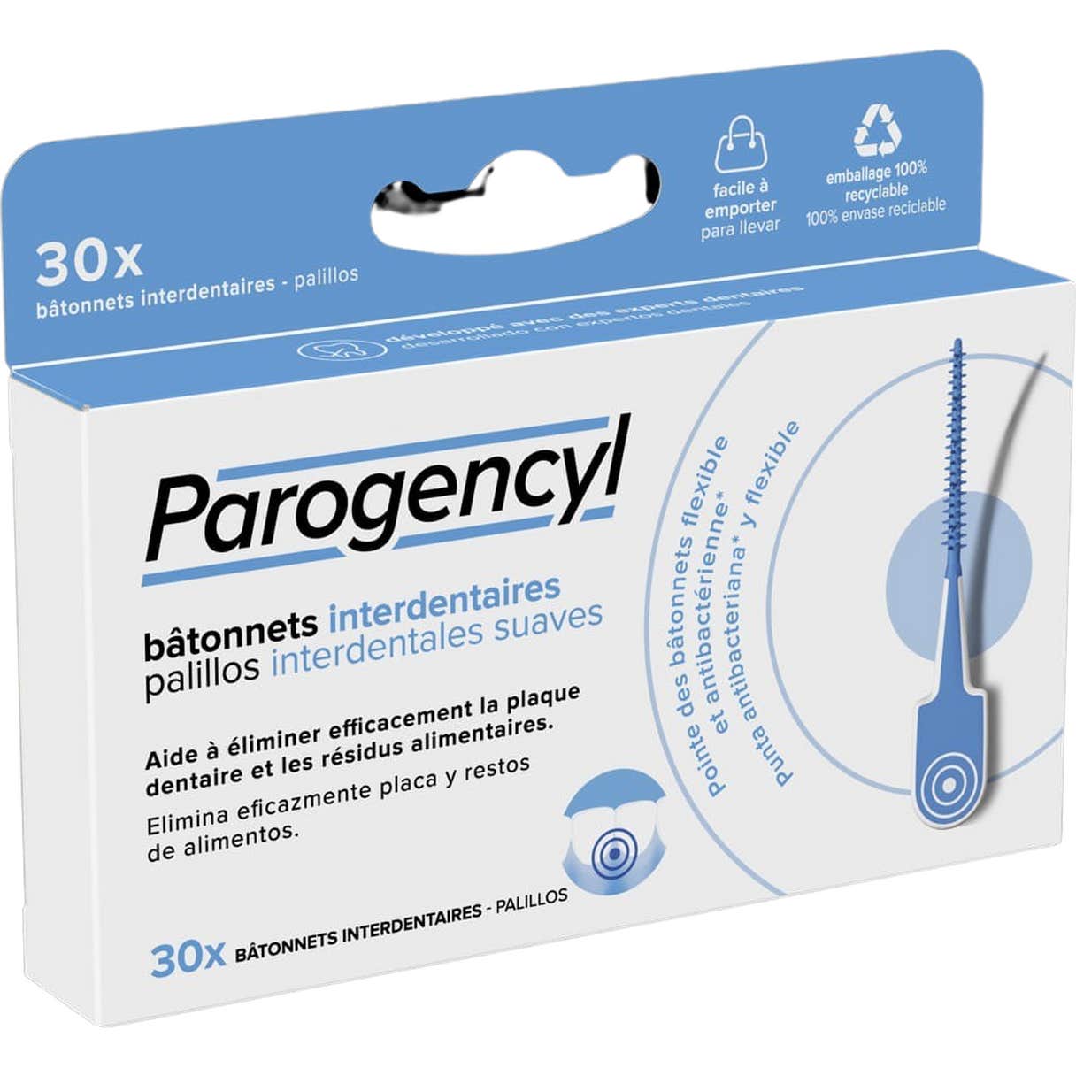 Parogencyl Palillos Interdentales Suaves 30uds