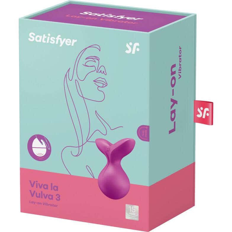 Satisfyer Viva La Vulva 3 Vibrador Lay-On Violeta 1 ud