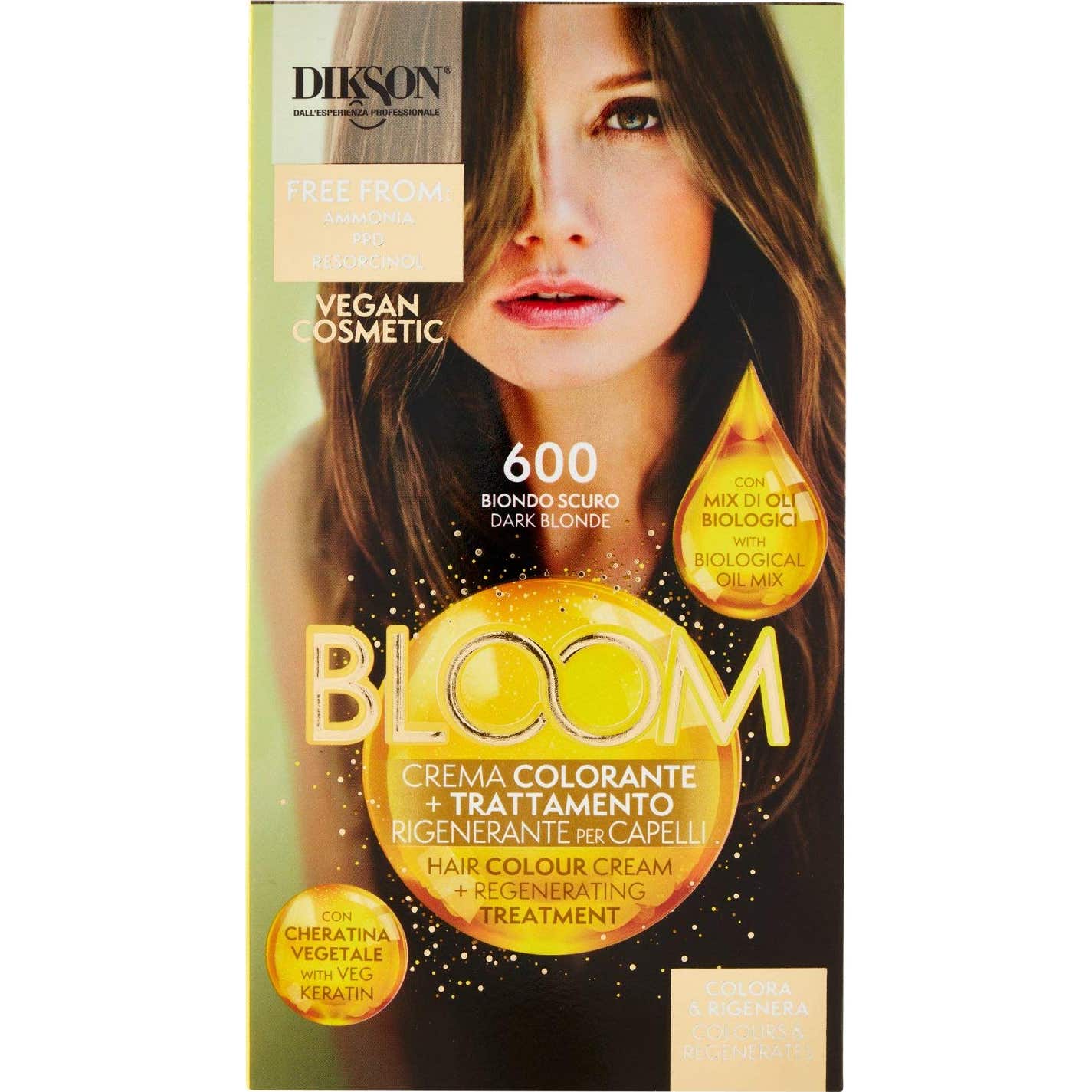 Dikson Bloom Crema Color 600 Rubio Oscuro 60ml