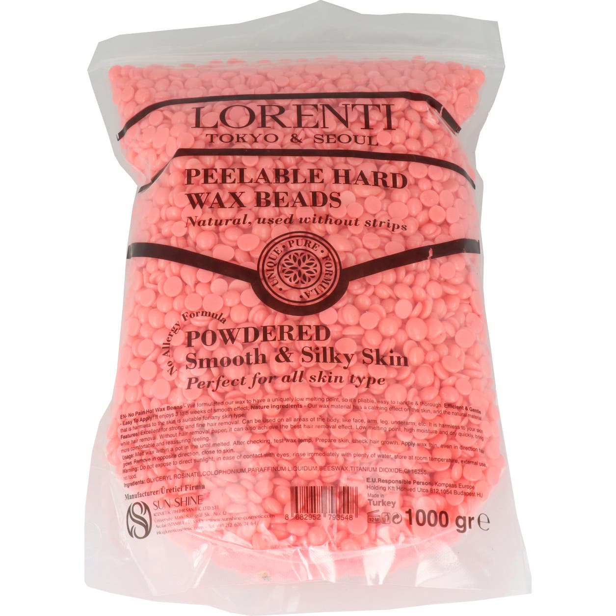 Lorenti Perlas de Cera Depilatoria Powdered 1000 ml