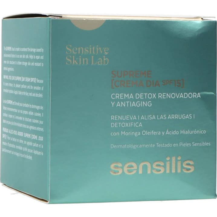 Sensilis Supreme [Day Cream SPF15] Crema Detox Renovadora y Antiaging 50ml