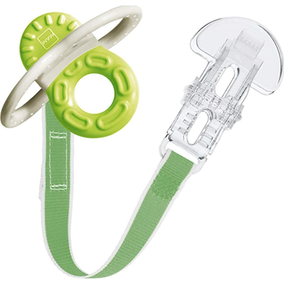 MAM Mordedor Bite & Relax Phase 1 con Broche Verde 2+M 1 ud